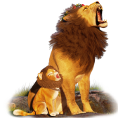 Leon and Lion TikTok LIVE gift PNG