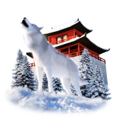 White Wolf TikTok LIVE gift PNG