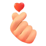 Finger Heart TikTok LIVE gift PNG