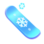 Snowboard TikTok LIVE gift PNG