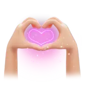 Hand Heart TikTok LIVE gift PNG