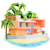 Beach House TikTok LIVE gift PNG