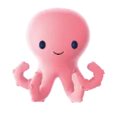 Floating Octopus TikTok LIVE gift PNG