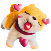 Puppy Kisses TikTok LIVE gift PNG