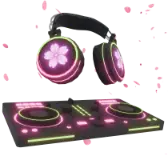 Sakura-style DJ TikTok LIVE gift PNG