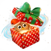 Santa Owl Surprise TikTok LIVE gift PNG