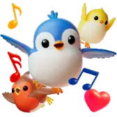 Chirpy Kisses TikTok LIVE gift PNG