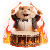 Drum Hamster TikTok LIVE gift PNG