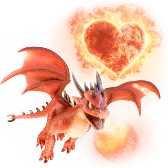 Fiery Dragon TikTok LIVE gift PNG