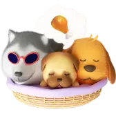Puppy Sleepover TikTok LIVE gift PNG