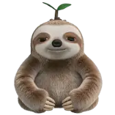 Sloth Peek TikTok LIVE gift PNG
