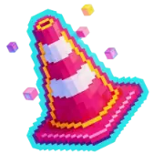 Traffic Cone TikTok LIVE gift PNG