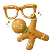 Gingerbread Man TikTok LIVE gift PNG