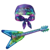 Neon Rockstar TikTok LIVE gift PNG